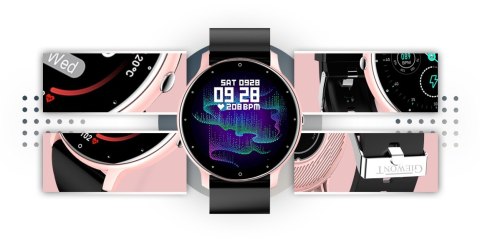 Smartwatch Giewont Sport Around GW120-3 - Rose Gold/Black Effect