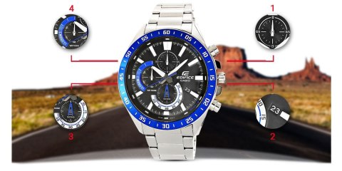 Zegarek Męski CASIO EDIFICE EFV-620D-1A2VUDF 10 BAR