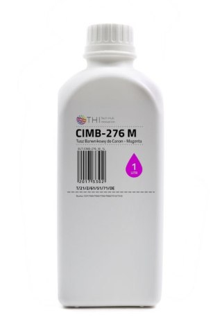 PRODUKT NA ZAMÓWIENIE, MOQ: 80SZT ŁĄCZNIE WSZYSTKICH KOLORÓW. Butelka Magenta Canon 1L Tusz Barwnikowy (Dye) INK-MATE CIMB276