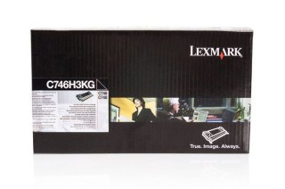 Oryginalny Toner Black Lexmark C746, C748 (C746H3KG)