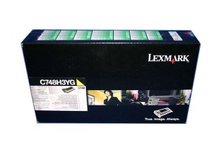 Oryginalny Toner Yellow Lexmark C748 (C748H3YG)