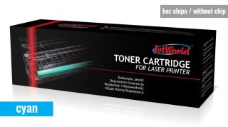 Toner JetWorld zamiennik HP 415A W2031A LaserJet Color Pro M454, M479 2.1K Cyan (toner bez chipa - należy przełożyć z kasety OE