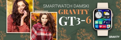 Smartwatch Damski Gravity GT3-6