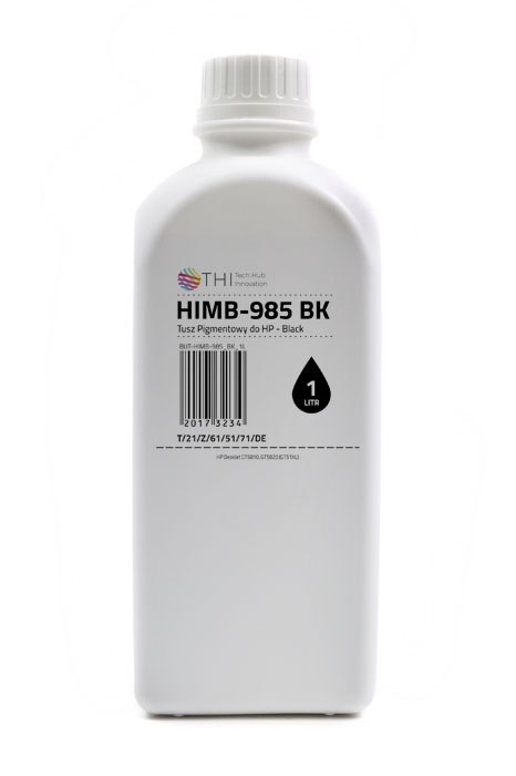 Butelka Black HP 1L Tusz Pigmentowy (Pigment) INK-MATE HIMB985