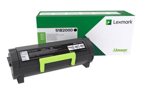 Oryginalny Toner Czarny Lexmark MS317, MS417, MS517, MS617, MX317, MX417, MX517, MX617 (51B2000)