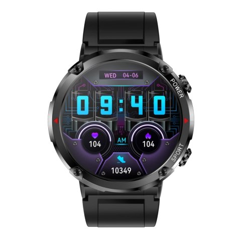 Smartwatch Gravity GT21-3 + Czarny Pasek Silikonowy