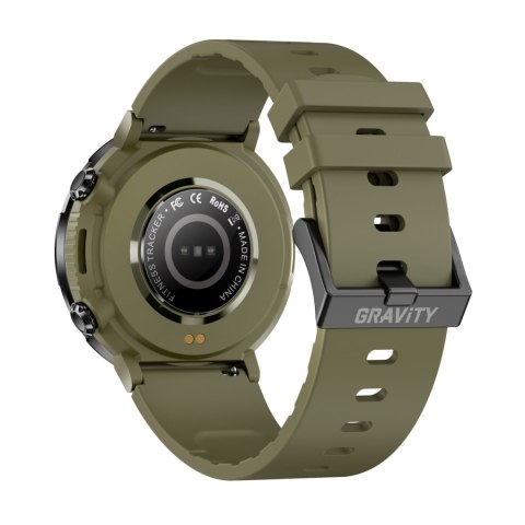 Smartwatch Gravity GT21-7 + Czarny Pasek Silikonowy