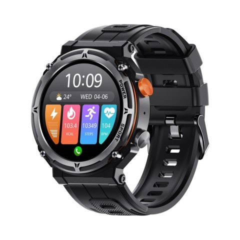 Smartwatch Veltori VT130-1 Czarny Pasek Silikonowy